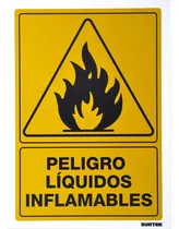 Comprar Pack 3 Pack 3 Señal  Peligro Líquidos Inflamables 