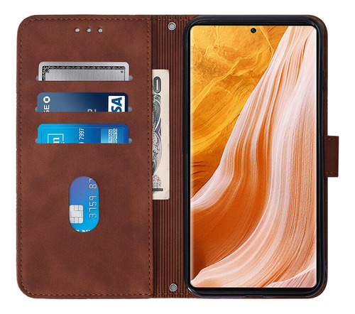 /-funda Tipo Cartera De Piel Sintética Suave Con Tapa Y Correa Larga, Compatible Con Zte Axon 40 Ultra, Protección Total
