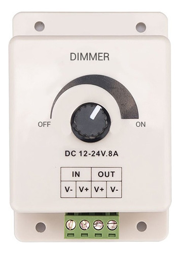 Dimmer Regulador De Luz Para Cinta Led 12v 24v 8a - Unilux