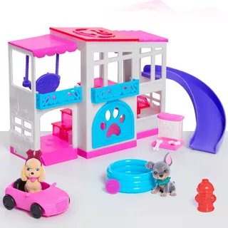 Barbie Pets Dreamhouse Casa De Los Sueños Perritos Mattel
