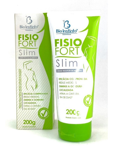 Creme Redutor De Medidas Fisiofort Slim 150g - Bio Instinto Suave