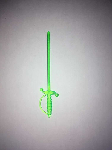 Espada De San Miguel Arcángel Verde De Plástico Para Salud