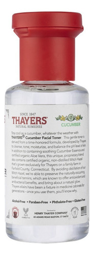 Tonico Facial Witch Hazel Cucumber 3 Oz (89ml) Todo Tipo De Piel