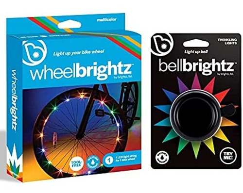 Brightz Combo De Luz Led Para Rueda De Bicicleta Y Campana 