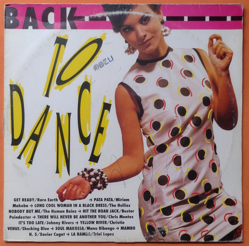Lp Back To Dance 1993 Rare Earth Manu Dibango Vinil (Usado)