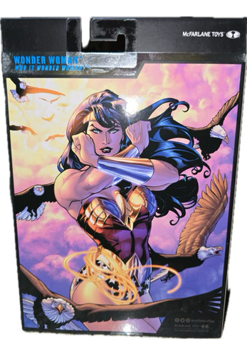 Figuras De Colección Mcfarlane D.c. Wonder Woman Y Capitan C (Reacondicionado)