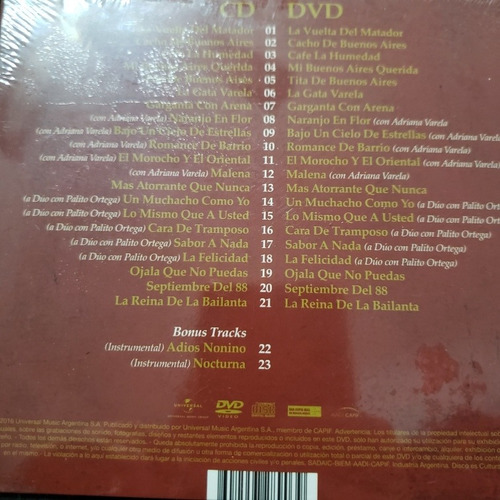 Cacho Castaña - En Vivo - Cd/dvd - Nuevo