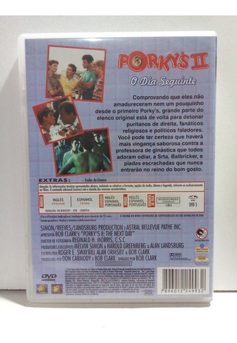 Dvd Lote Porkys + Porkys Ii - 2 Dvds (Usado)