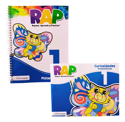 Rap Montenegro 1ro  Matemáticas / Primaria / 2 Piezas / Guía