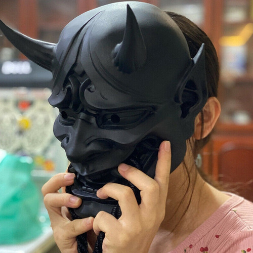 Oh Kabuki Demon Oni Samurái Armadura Completa Rojo Negro A M