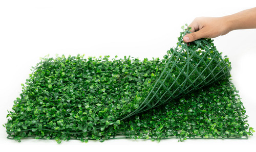 Muro Verde Follaje Artificial Jardin Interior Exterior 100pz