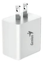 Comprar Cargador Genius PD-20AC US type-c\u002Fusb tipo c - usb carga la carga rápida se habilita cuando se carga un dispositivo blanco