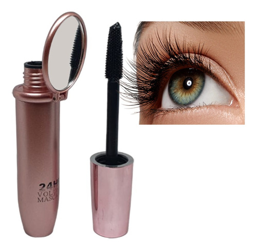 Mascara De Pestañas  Con Espejito Rebatible  By  Kiss Beauty