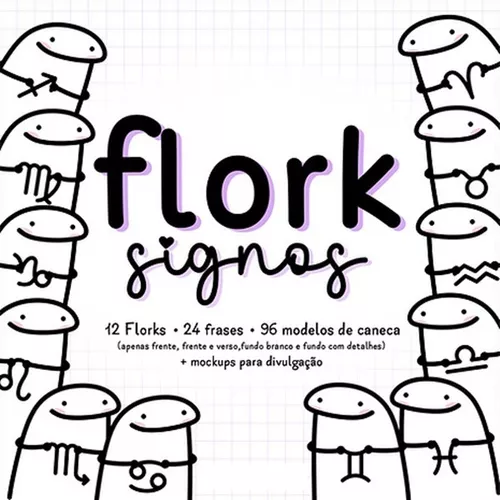 Kit Digital FLORKS - Memes e Signos