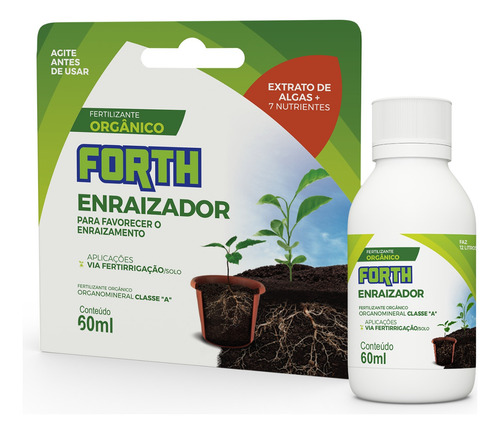 Fertilizante Raiz Concentrado 60ml Forth