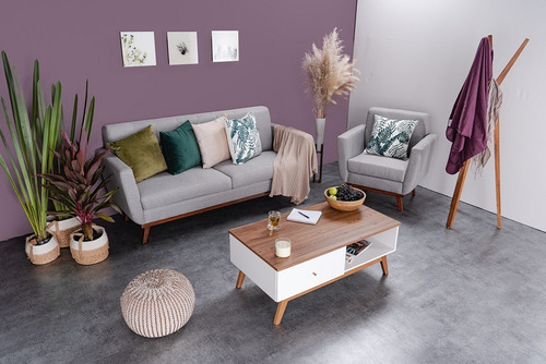 Love Seat Chris Gris Këssa Muebles