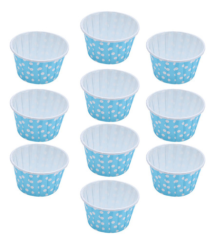 Mini Moldes Redondos De Papel Para Magdalenas Para Hornear T