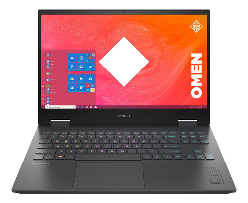 Portátil Gaming Hp Omen De 15.6'' Fhd  Amd Con Ryzen 7,