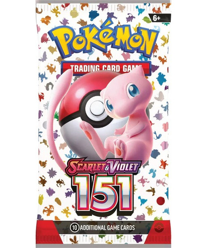 Pokémon Tcg Sobre 10 Cartas Edición 151 Inglés Original