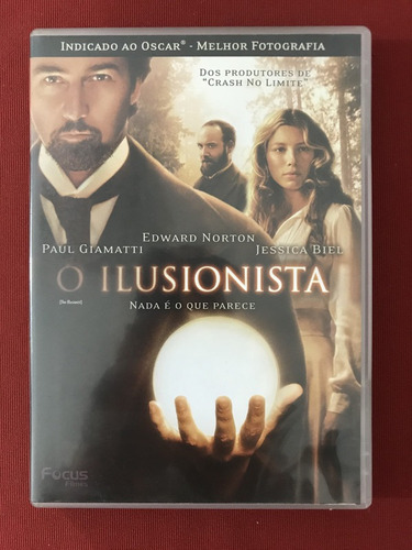 Dvd - O Ilusionista - Edward Norton/ Jessica Biel - Seminovo