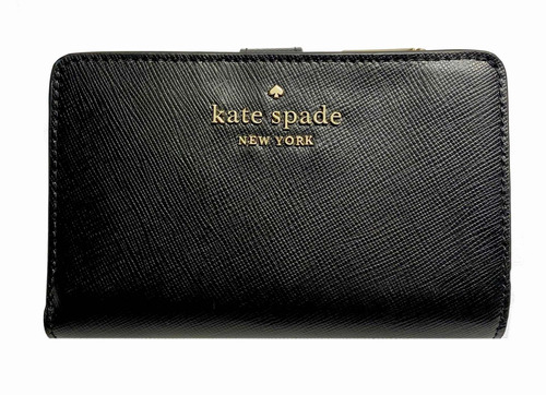 Cartera Kate Spade New York Original Mujer Piel Negra W128