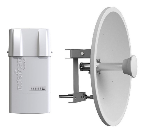 Kit Radioenlace Wifi 5ghz Antena Dish 30dbi + Basebox 5
