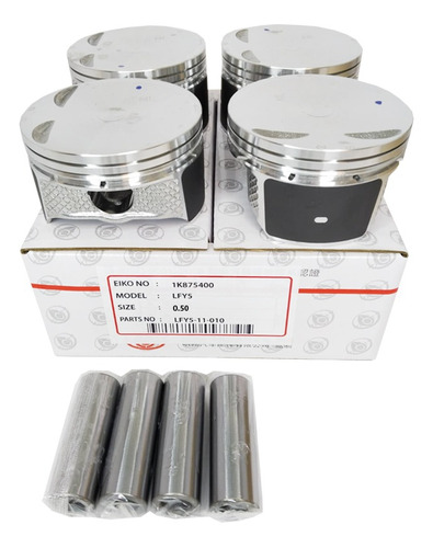 Set Piston 050 Mazda 3/5/6 2.0 04-18 Lfv3 Lfde 16v