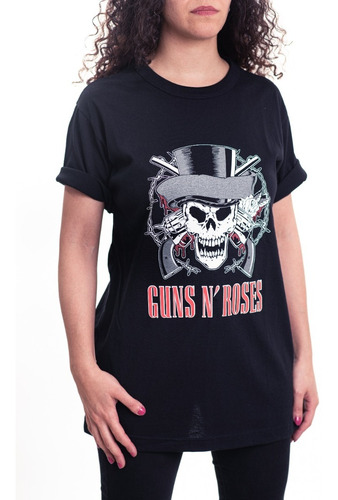 Remera Guns N´ Roses Algodón Nueva Laser Rock