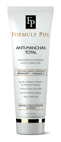 Formuly Piel Antimanchas Total Tratamiento Intensivo 50g