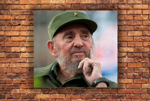 Cuadro 20x20cm Fidel Castro M5