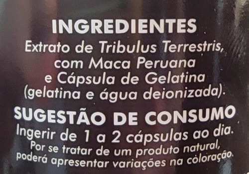4 Unidades Tribulus Terrestris Com Maca 120caps.frete Grátis