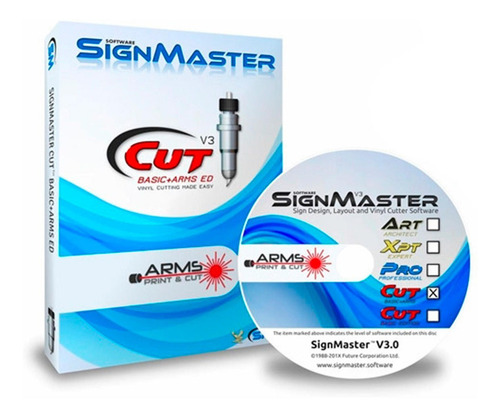Potter De Corte 110cm + Software Signmaster + Rack