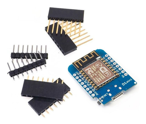 Imagen 1 de 6 de Wemos Mini D1 Wifi Nodemcu Esp8266 Esp12f 4mb Uart Arduino