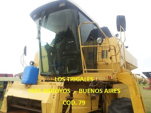 Cosechadora New Holland Tc-57,plataf 23 ,año 1997,m-buena.
