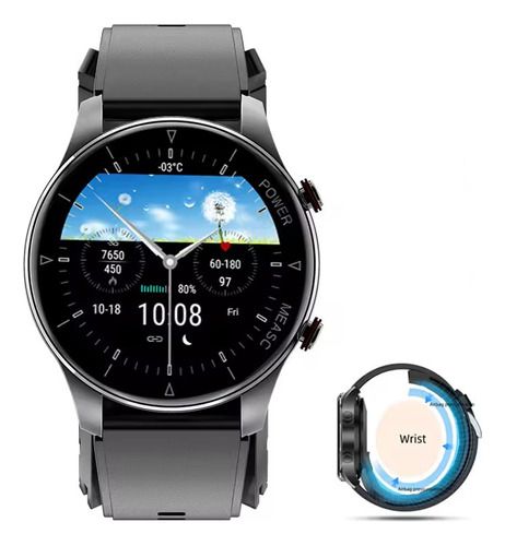 Reloj Inteligente Presion Arterial Bomba Inflable Smartwatch