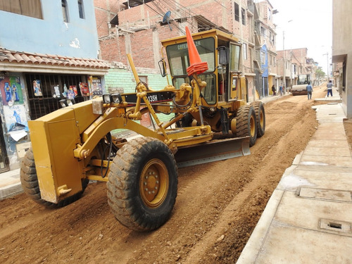 Afirmado Motoniveladora Rodillo Pistas Calles Lima Provincia