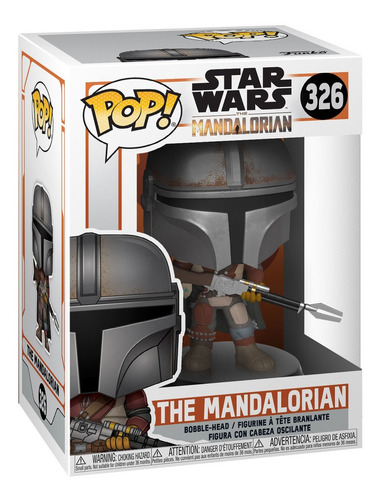Imagen 2 de 3 de Figura de acción The Mandalorian 42062 de Funko Pop!