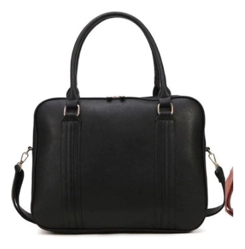 Cartera Para Dama Negro Elegante Excelente Para Notebook Negro