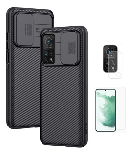 Case Nillkin Camshield Para Xiaomi Mi 10t / 10t Pro + Vidrio