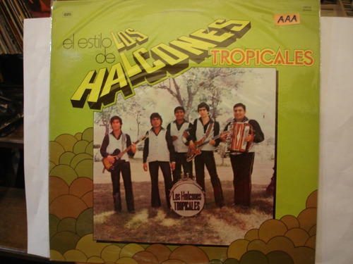 Los Halcones Tropicales El Estilo De   Disco Lp Vinilo  R