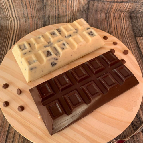 2 Formas Barra Chocolate 300gr Especial Bwb Acetato Silicone