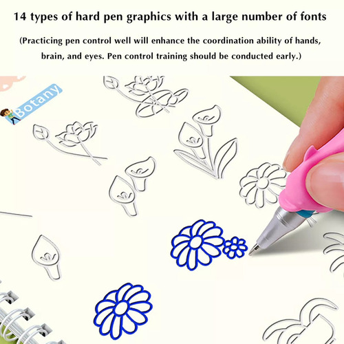 4libros Mágicos Escritura Caligrafía Cuaderno Reutilizable