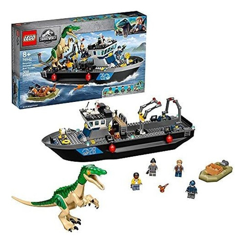   Jurassic World Baryonyx Dinosaur Boat Escape 76942