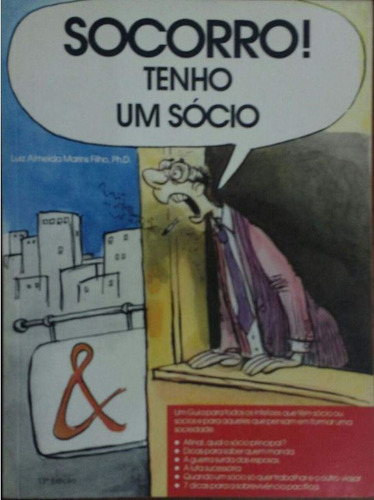 Socorro! Tenho Um Socio: Socorro! Tenho Um Socio, De Marins. Editora Harbra, Capa Mole Em Português, 1985