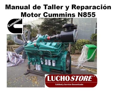 Cummins N855 Komatsu Manual De Taller Reparacion Ingles