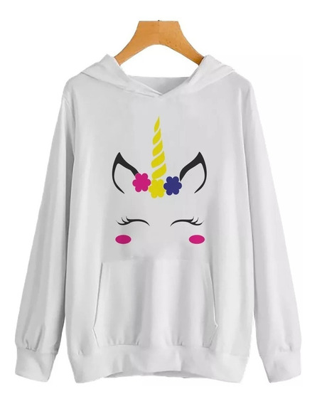 blusa de frio feminina unicornio