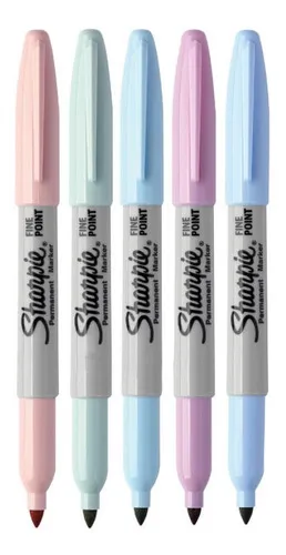 Marcador Permanente Sharpie 2155612 Colores Misticos C/5pzs