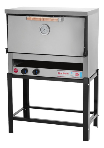 Horno Pastelero 6 Moldes Full Acero Inoxidable Sol Real Gnv