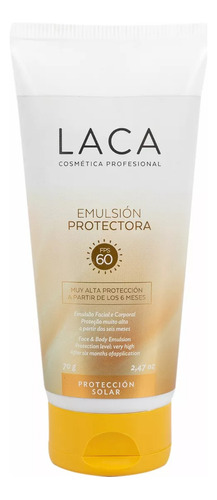 Laca - Protección Avanzada: Emulsión Solar Fps 60