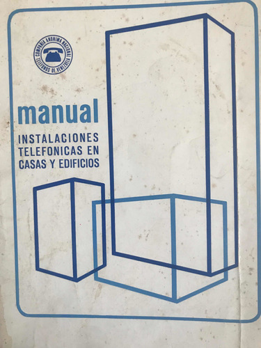 Libro Manual Instalaciones Telefónicas En Casas Y Edificios